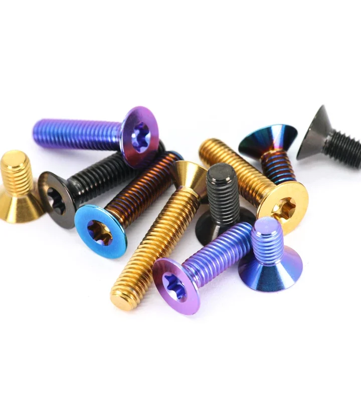 Titanium alloy countersunk internal hex screw