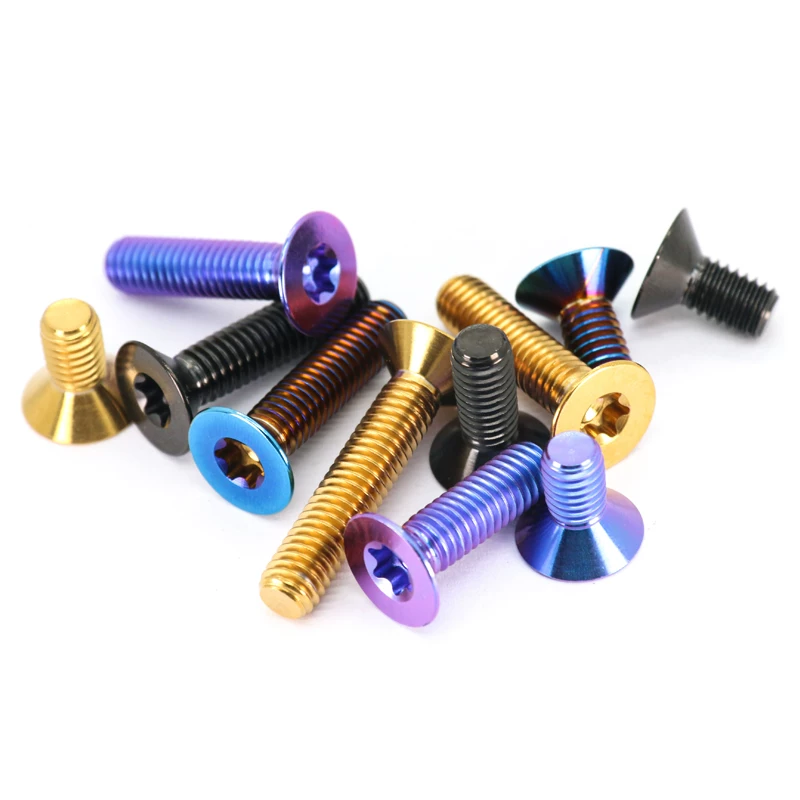 Titanium alloy countersunk internal hex screw